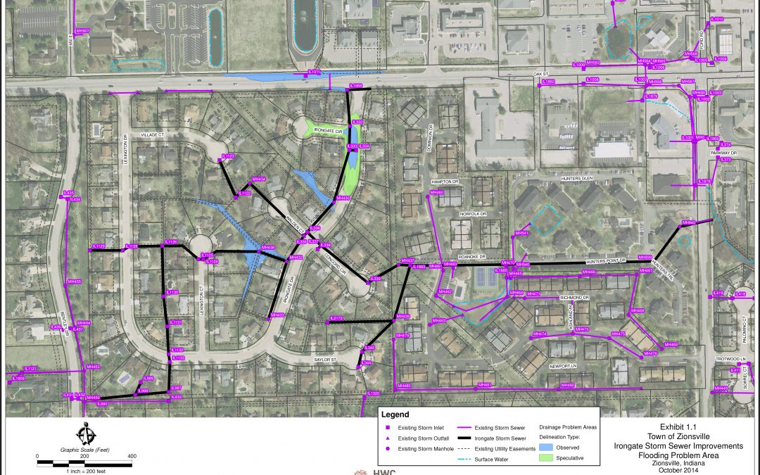 Zionsville Irongate Storm Sewer Improvements Study