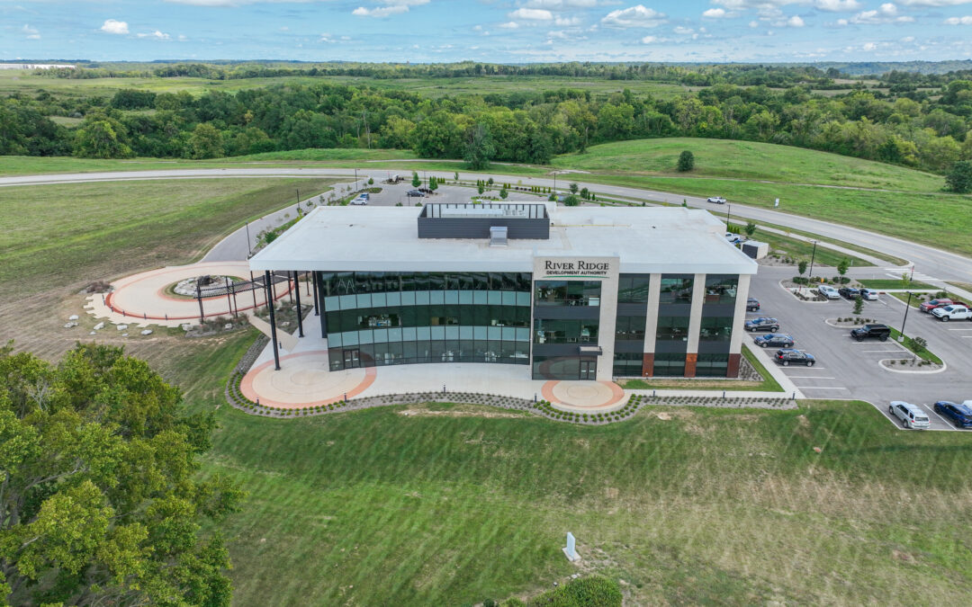 Jeffersonville River Ridge Development Office Park Phase 1 Entrance