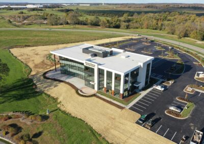 Jeffersonville River Ridge Development Authority Office Building Entry Drive and Arrival Court